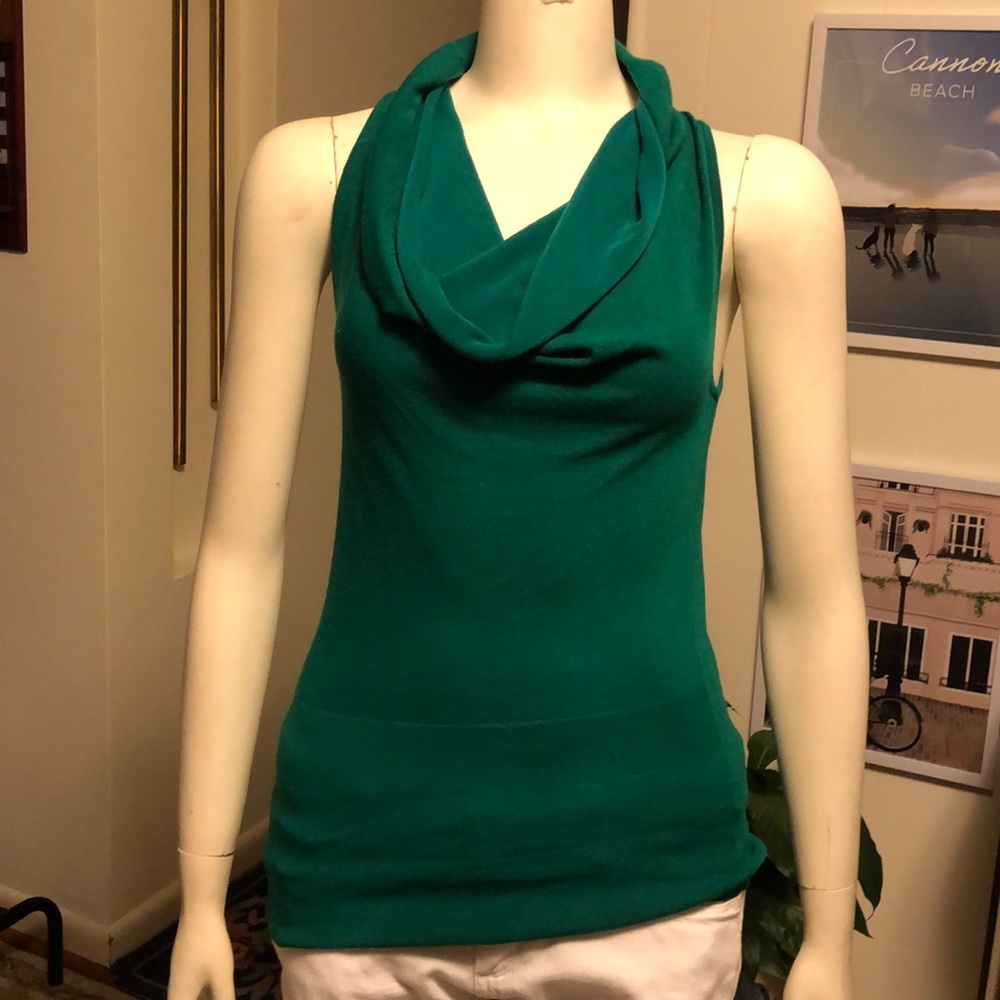Green Cowl Neck